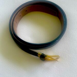 De ‘Vecci Men’s Black Leather Belt for Mansouri    Size 40  Vintage